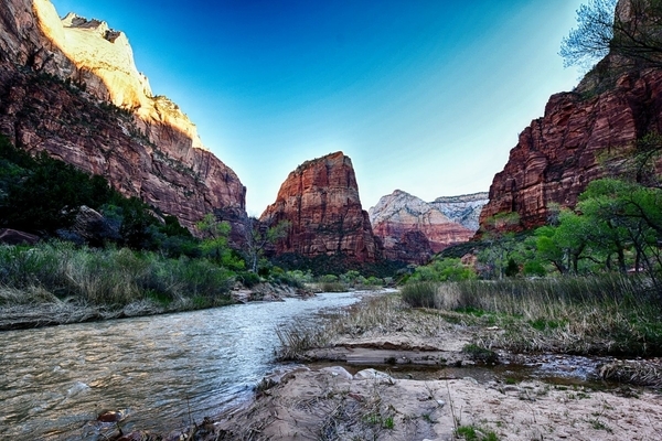 Virgin River with Angels Landing