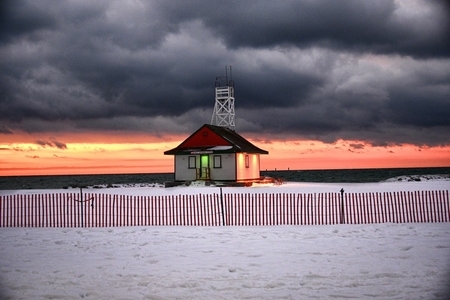 Dark Cloud over the Station