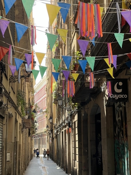 Calle in Old Barcelona