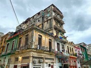 Old Havana apartment building